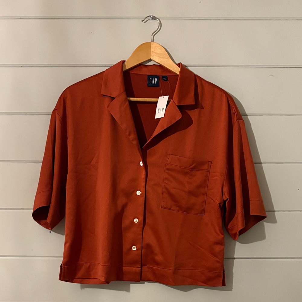 GAP Terracotta Short Sleeve Shirt